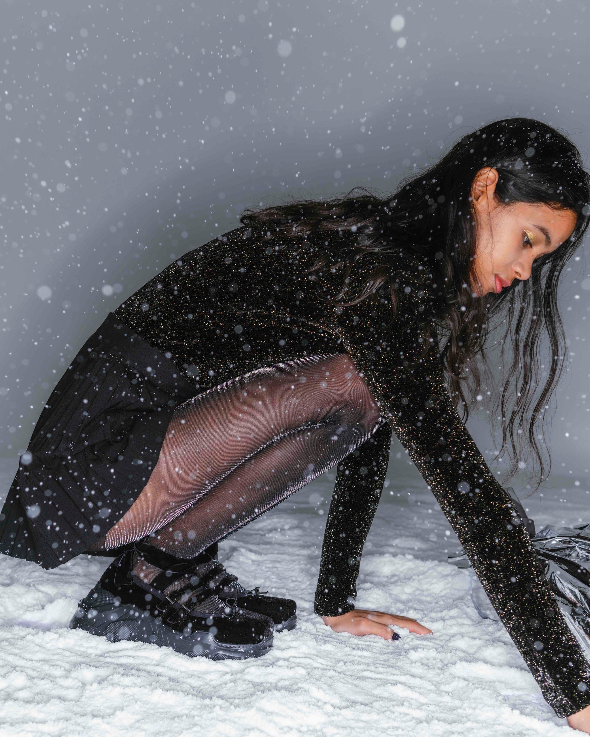 Giselle_velvet Black velvet×BK