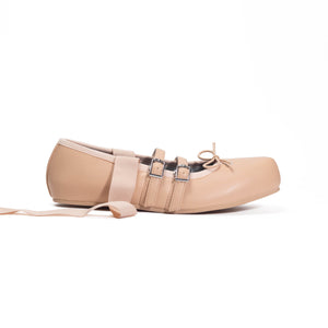 Giselle Flat Pink Beige