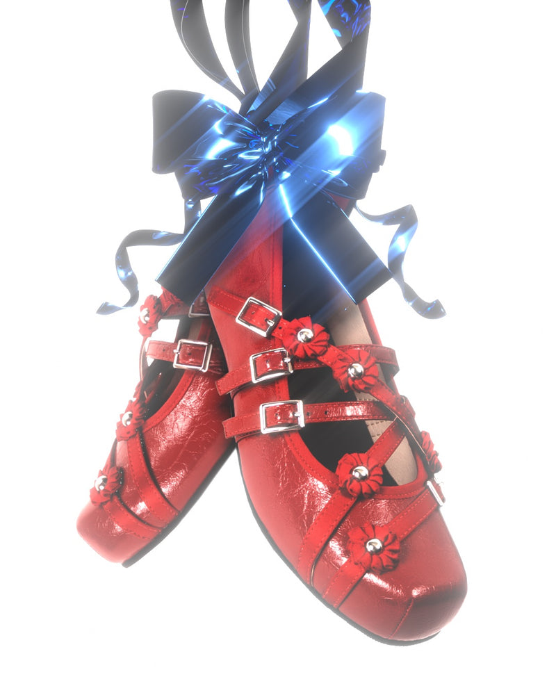 Flora Holiday Flat Red