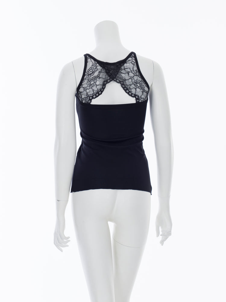 【PRE-ORDER 26SS】Back lace tank top-02