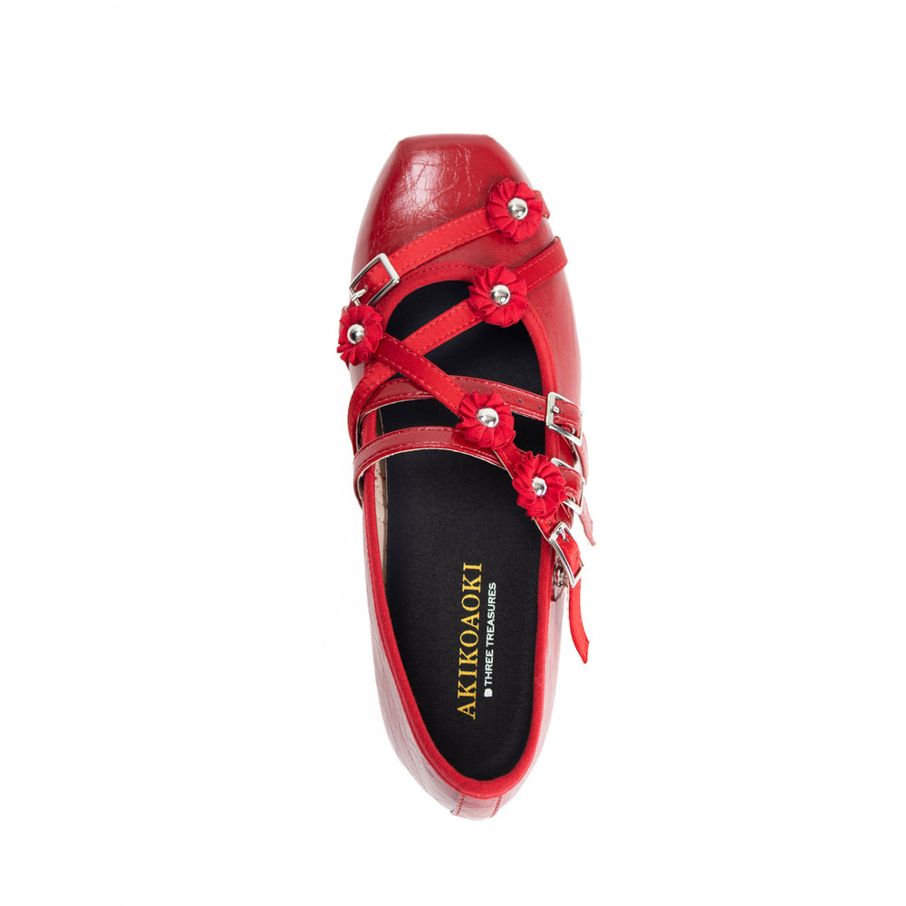 Flora Holiday Flat Red