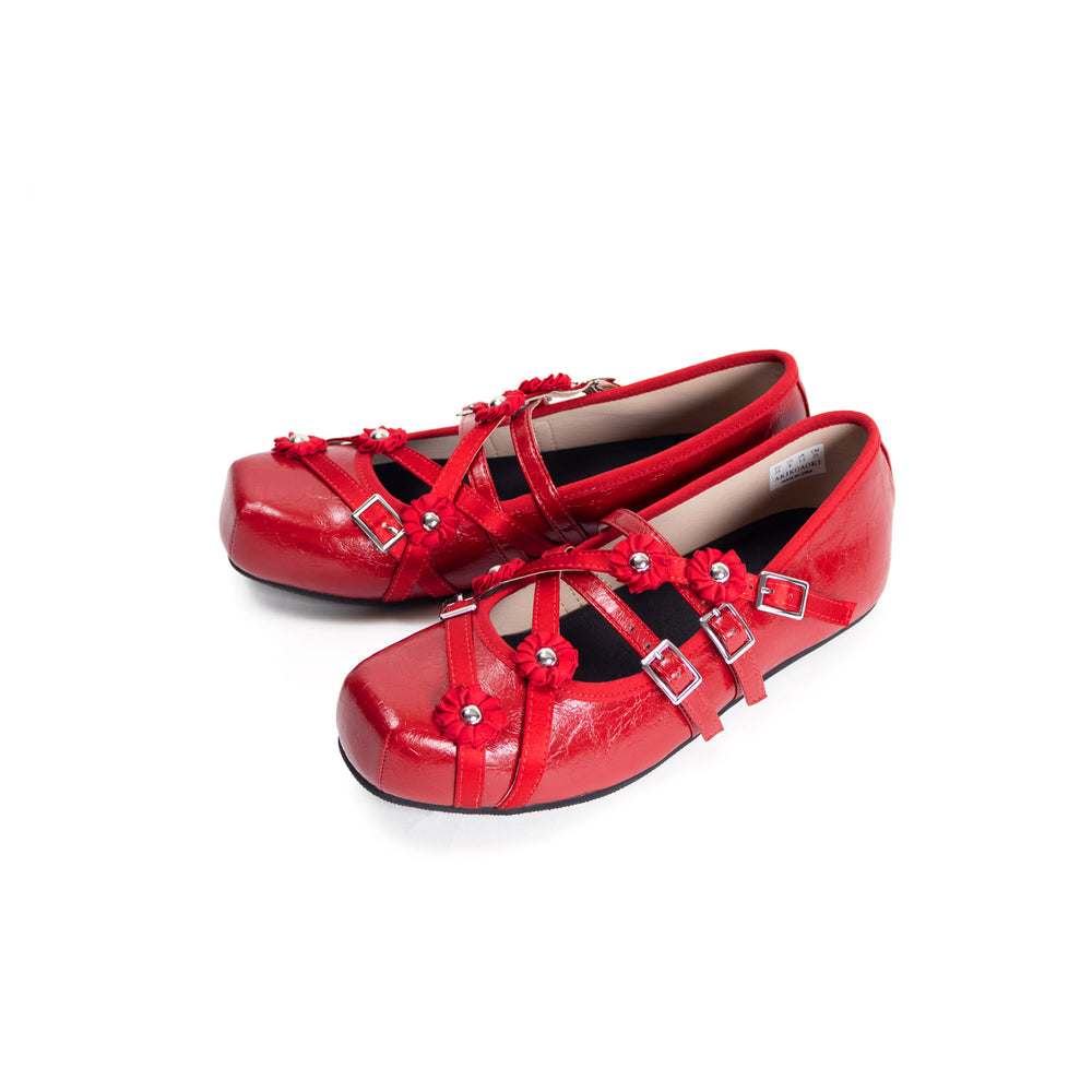 Flora Holiday Flat Red