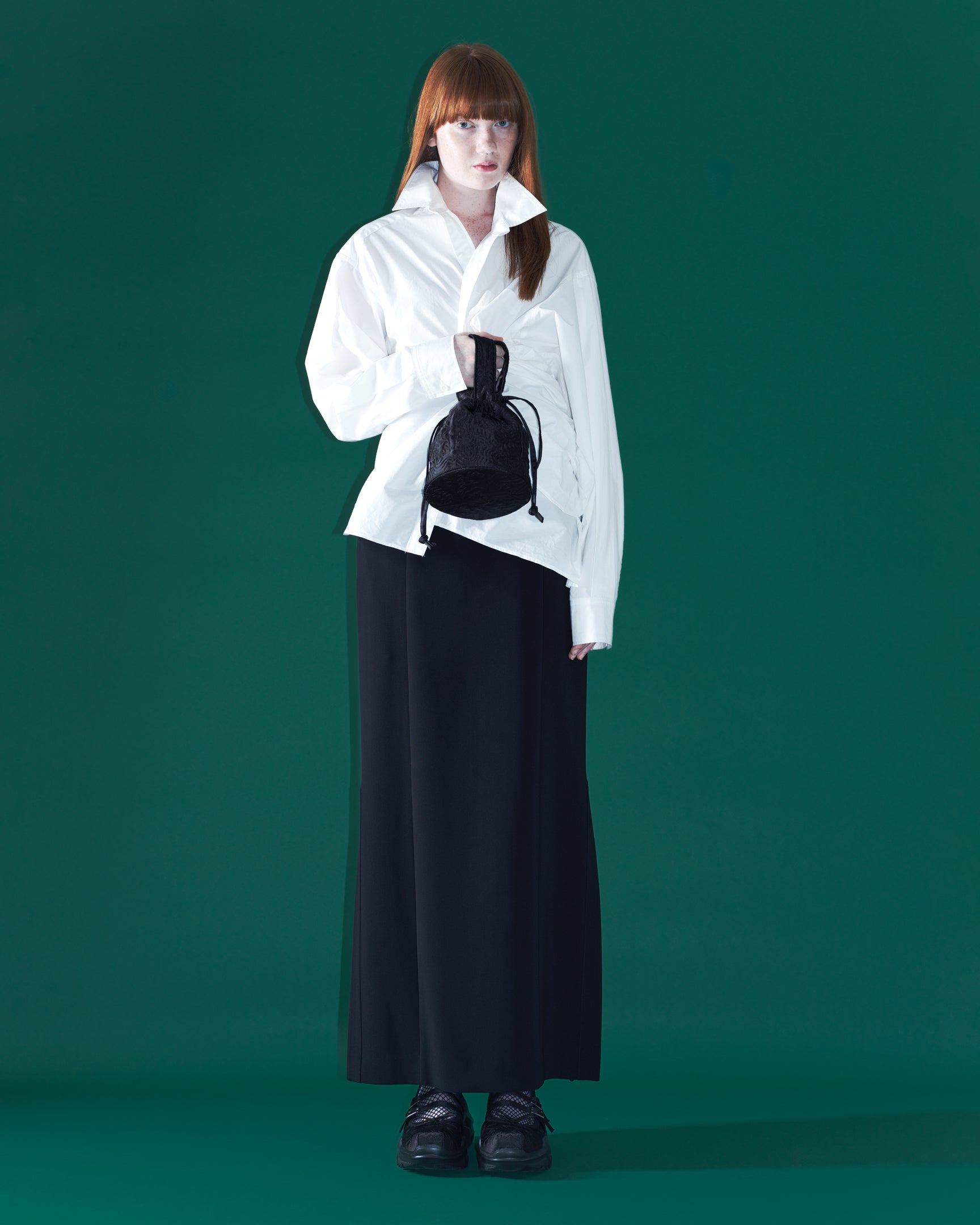 Quilt circle hand bag