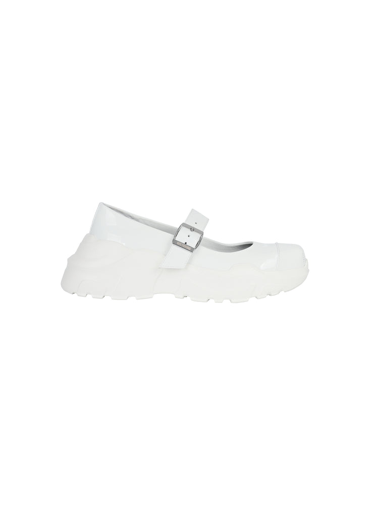 【AKIKOAOKI X WE11DONE】WHITE WOMENS MARY JANES