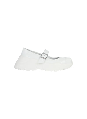 【AKIKOAOKI X WE11DONE】WHITE WOMENS MARY JANES