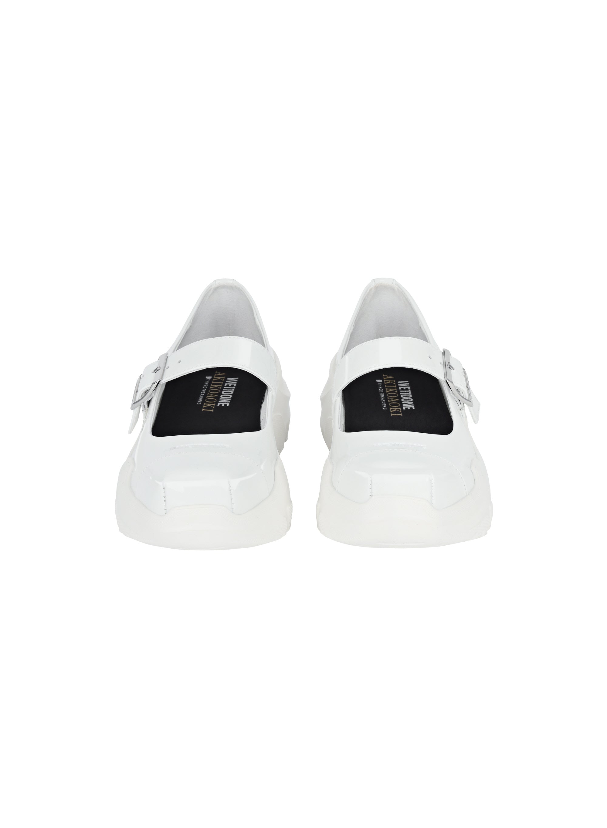 【AKIKOAOKI X WE11DONE】WHITE WOMENS MARY JANES
