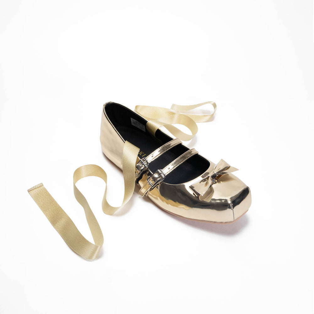 Giselle Flat Mirror Gold