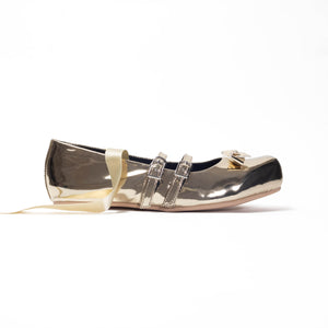 Giselle Flat Mirror Gold