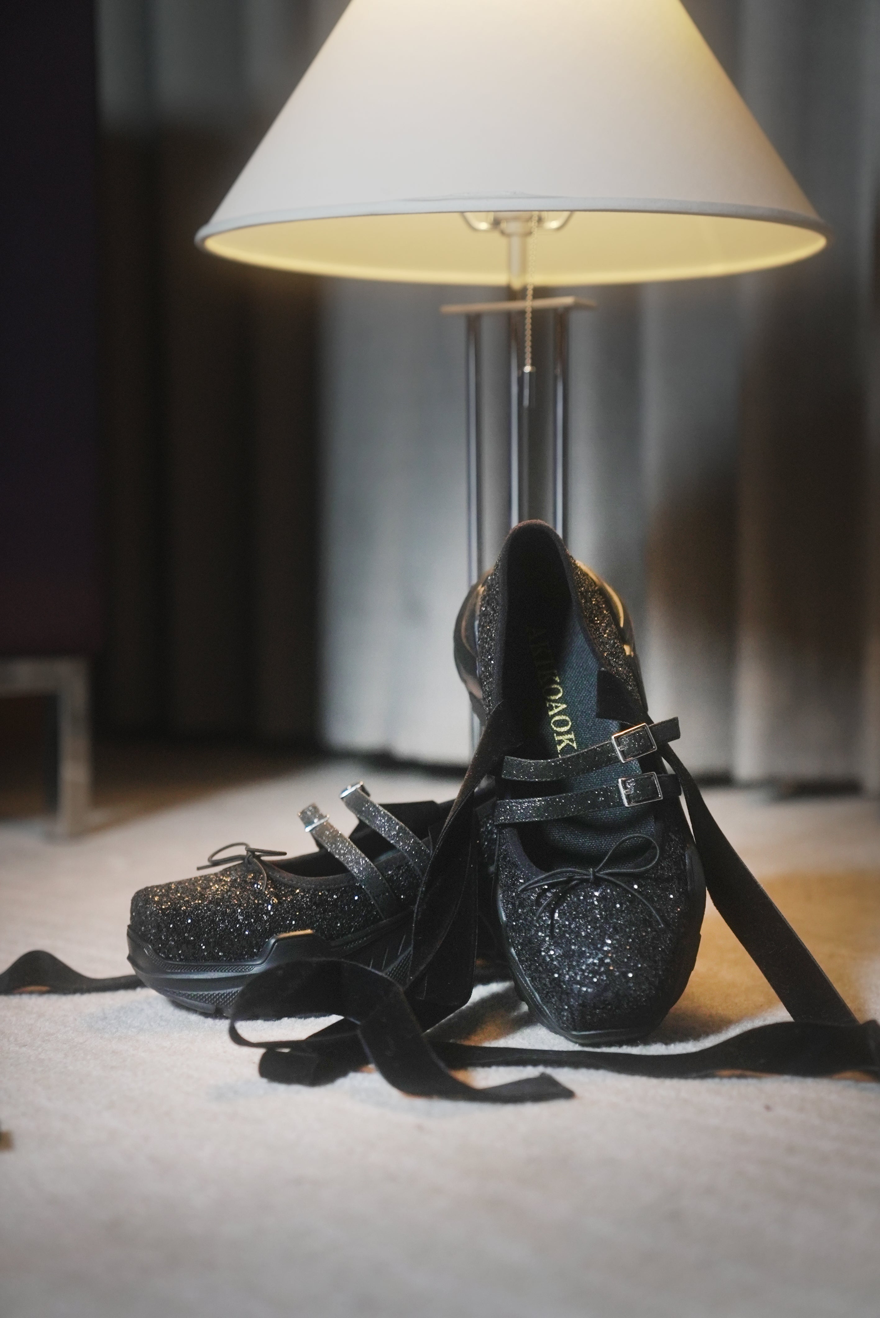 Giselle_glitter Black glitter×BK