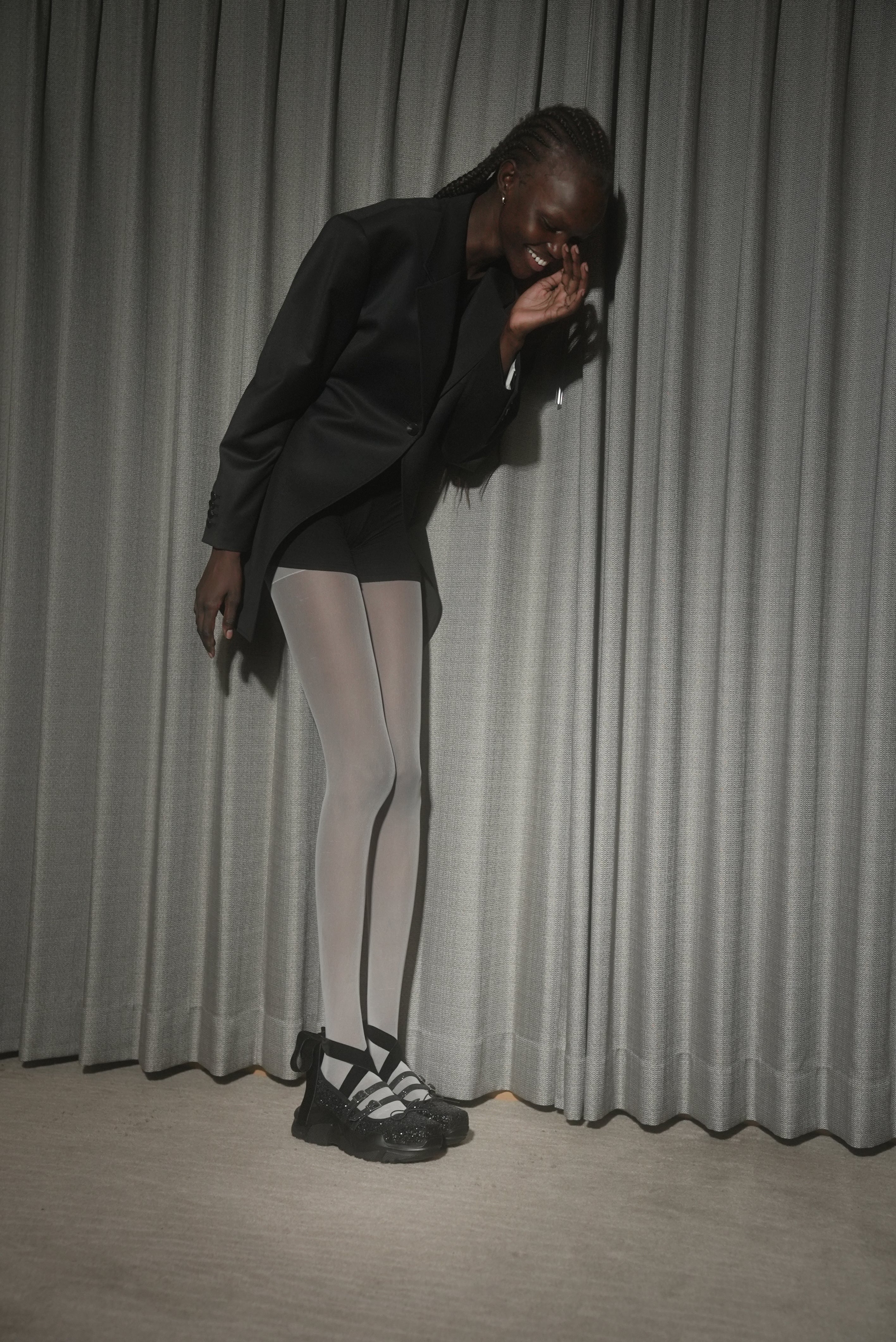 Giselle_glitter Black glitter×BK