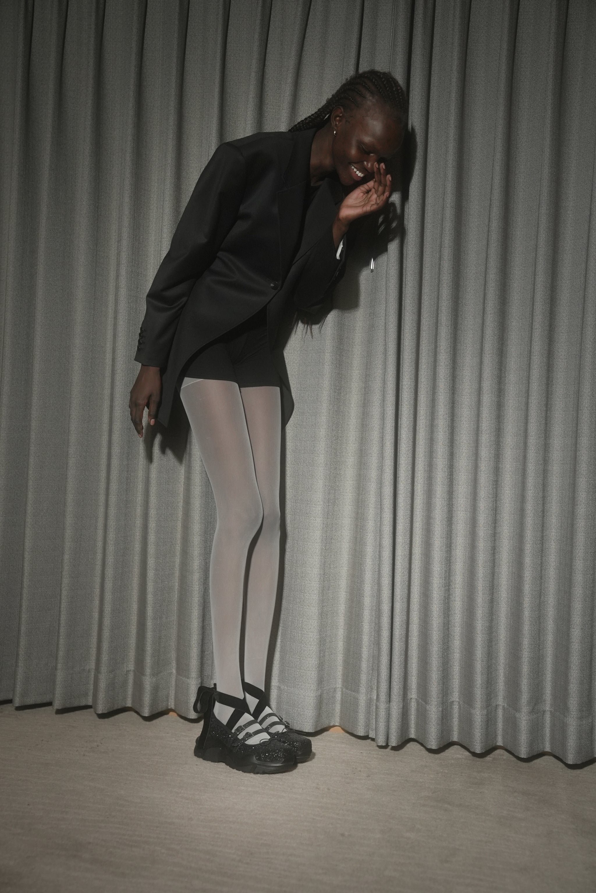 Giselle_glitter Black glitter×BK