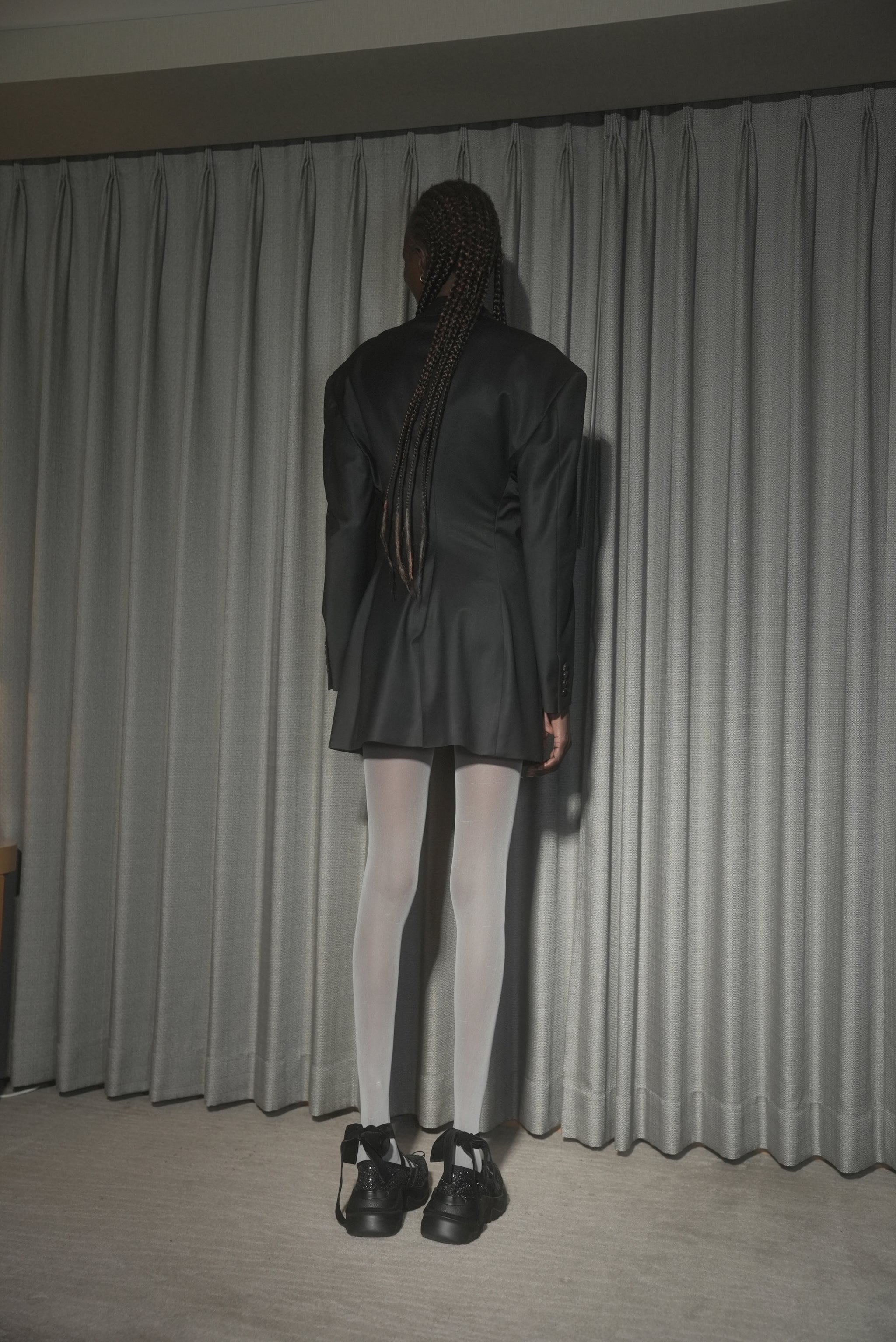 Giselle_glitter Black glitter×BK