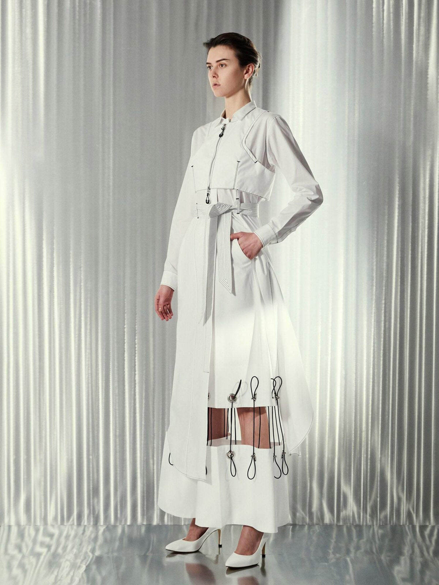 Open Shirts Dress 02