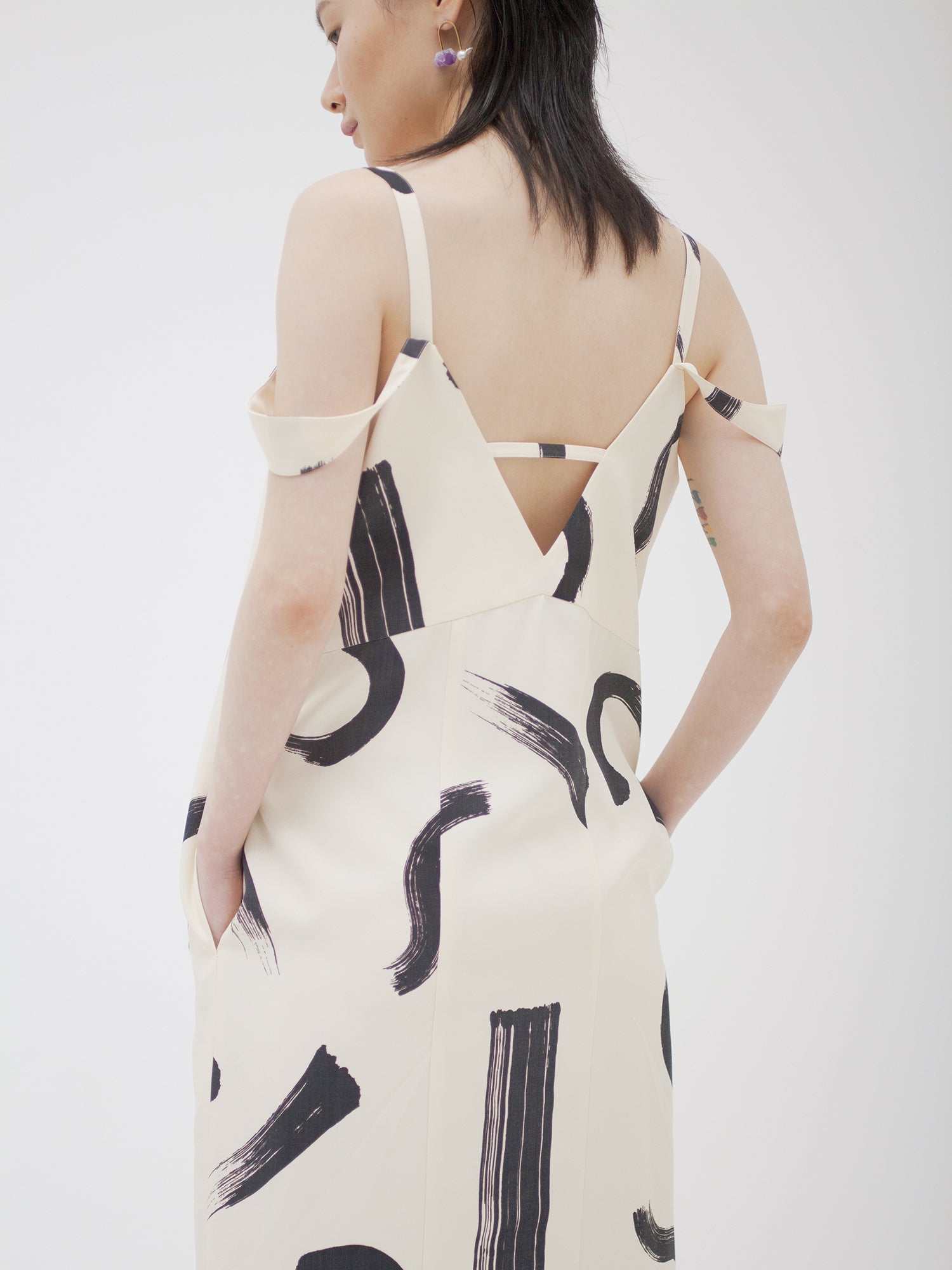 AA-noon　brush camisole dress